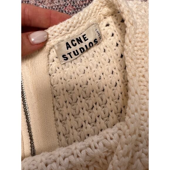 Acne Studios Shore Waffle Sweater - Picture 8 of 10